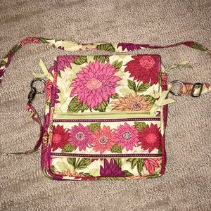 Vera Bradley Double Zip Mailbag Crossbody Bag